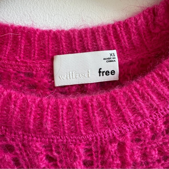WILFRED FREE • Fortune Sweater in Electron Fuschia - Picture 6 of 10